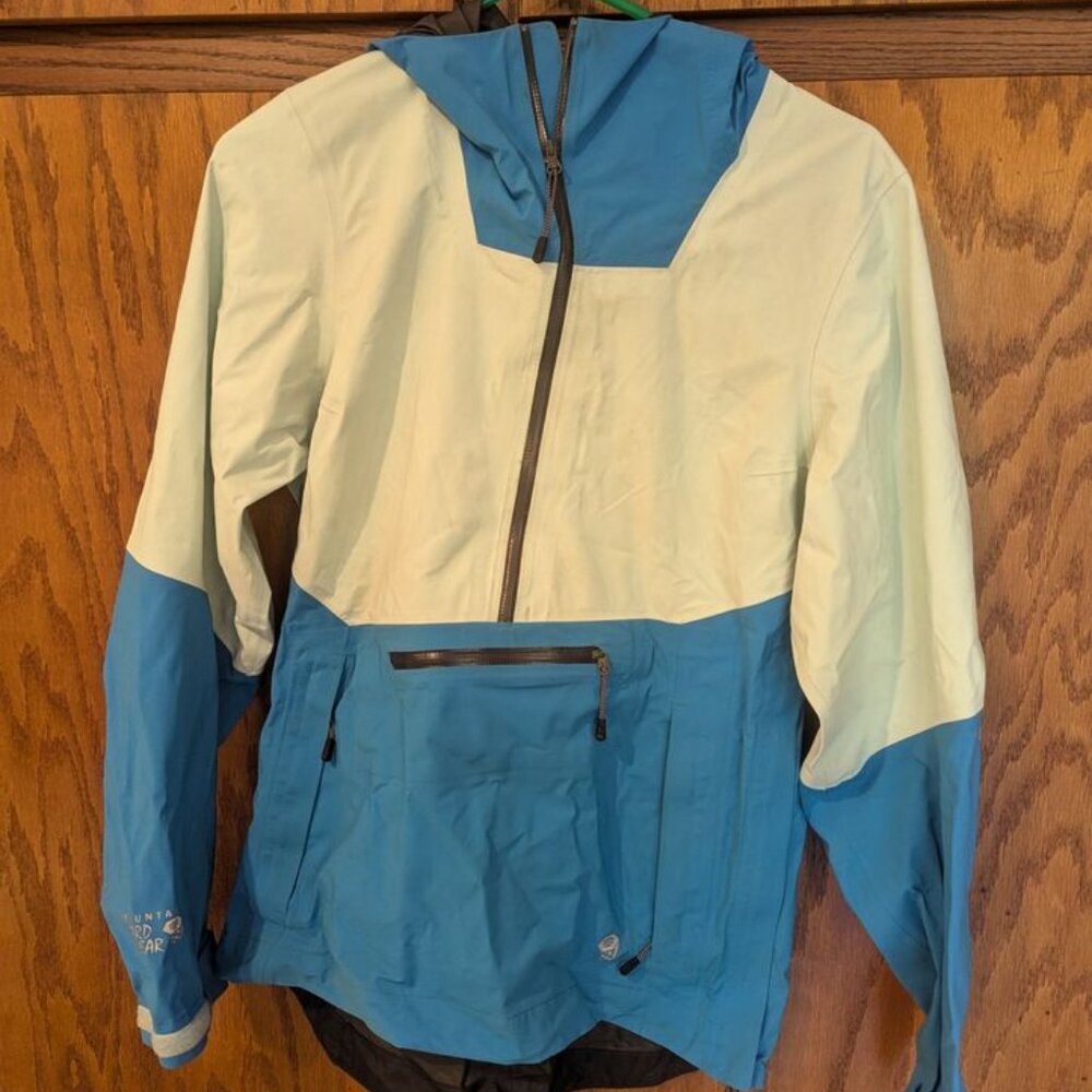 Mountain Hardwear Womens Small Exposure/2 Goretex Paclite Stretch Pullover Jacke